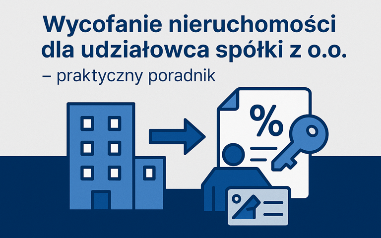 Wycofanie nieruchomości dla udziałowca spółki z o.o – praktyczny poradnik!