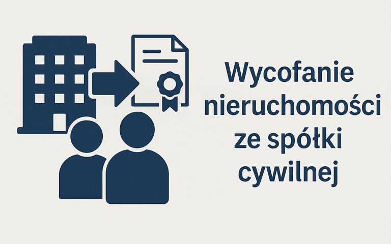 Wycofanie nieruchomości ze spółki cywilnej